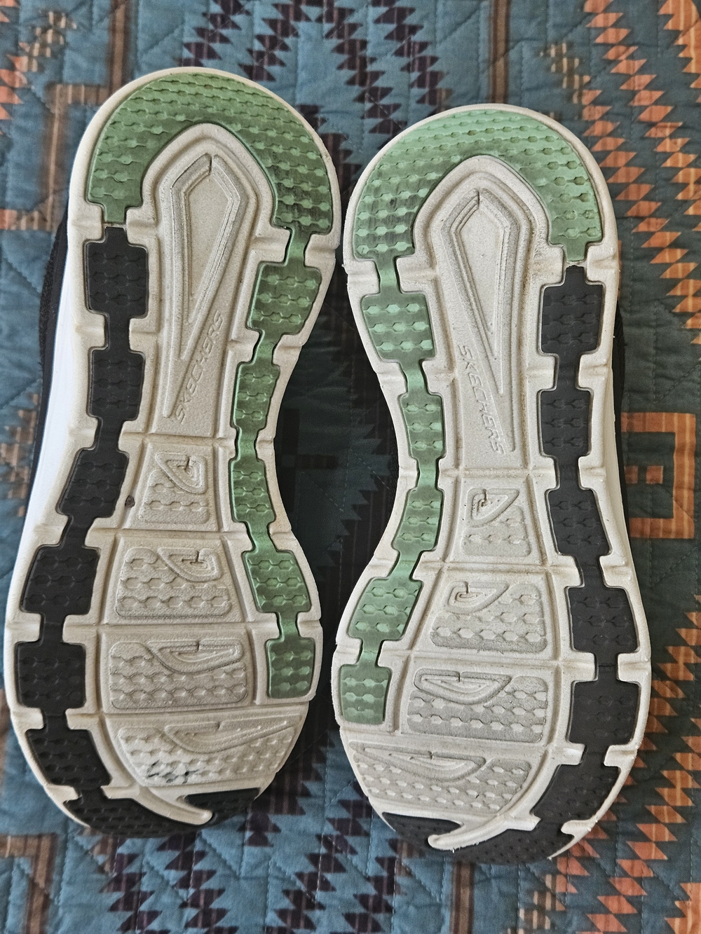 Skechers Black and White Casual Slip-On Sneakers - Picture 7 of 7
